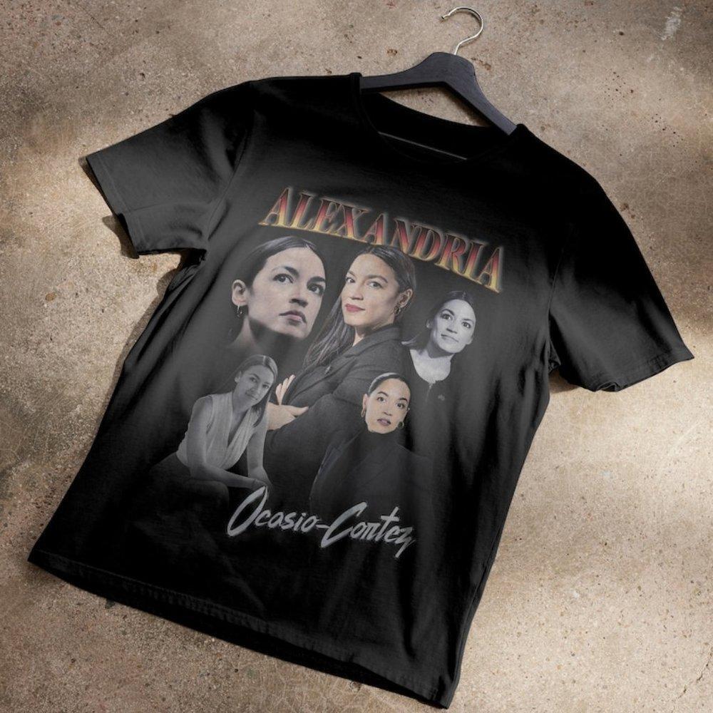Alexandria Ocasio-Cortez Aoc 90_S Bootleg Shirt Collection Tee